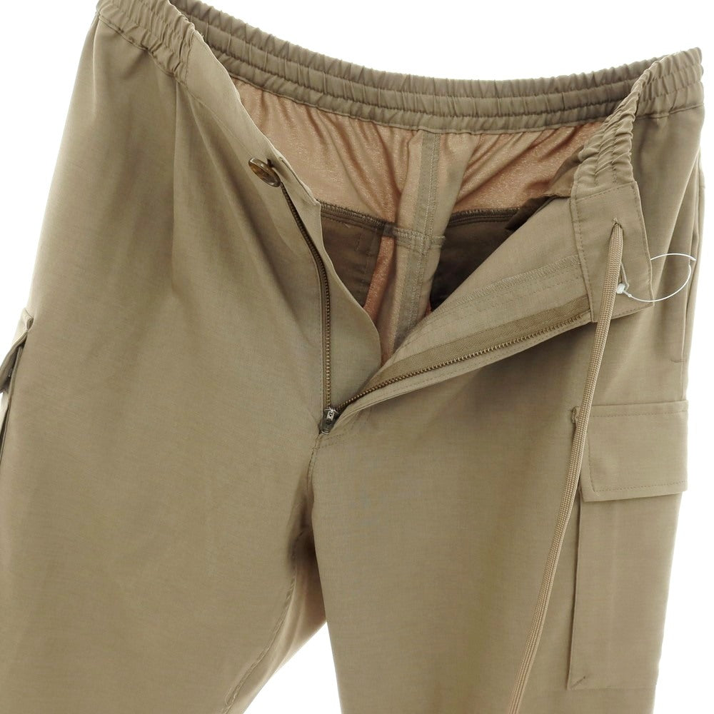 【中古】ミスターオリーブ MR.OLIVE ポリエステル イージーカーゴパンツ カーキベージュ系【サイズM】【 状態ランクB 】【 メンズ 】