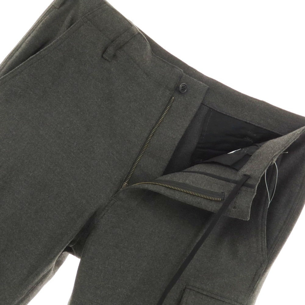 【中古】サージュデクレ sage de cret ストレッチ ポリエステルレーヨンアクリル イージーカーゴパンツ ダークグレー【 L 】【 状態ランクB 】【 メンズ 】