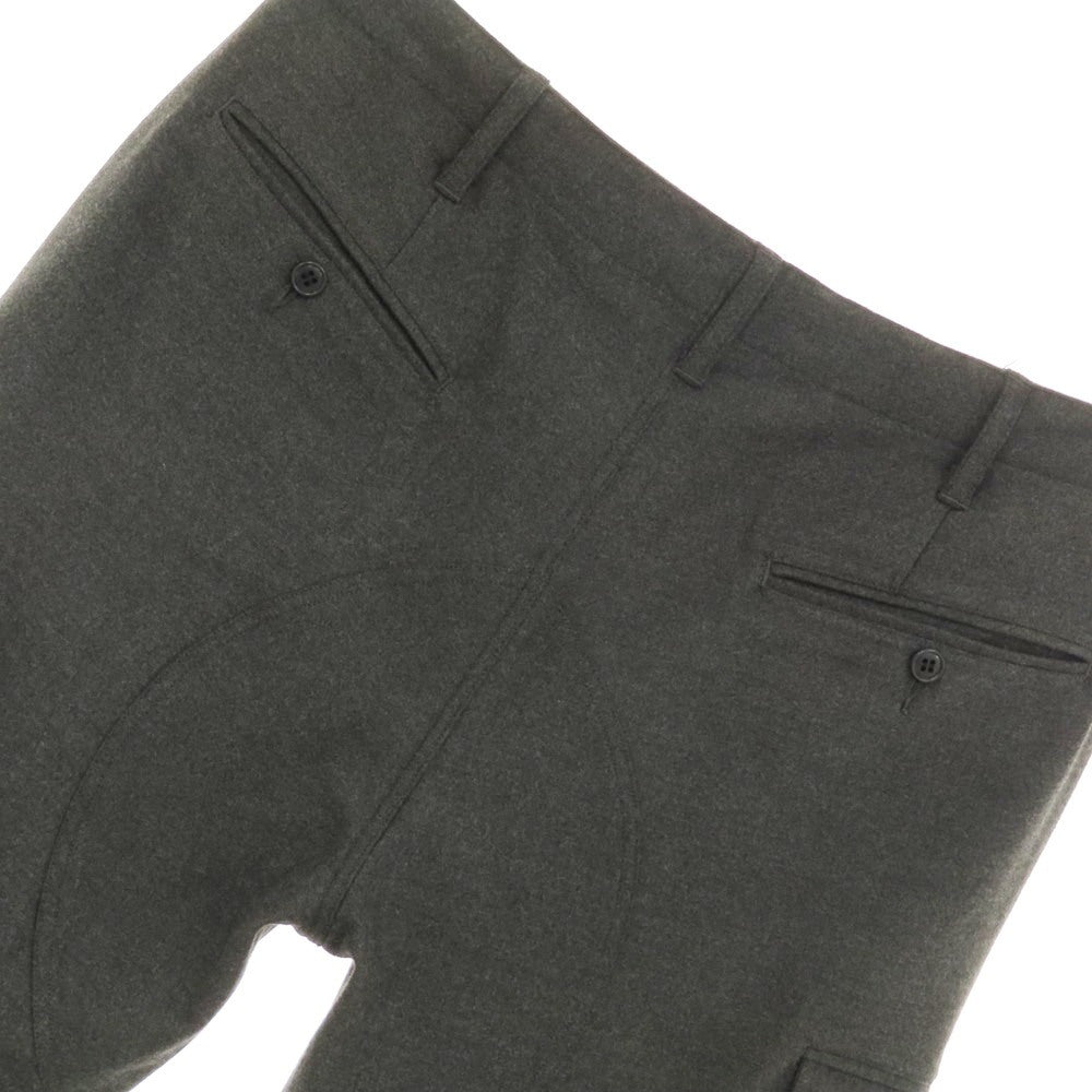 【中古】サージュデクレ sage de cret ストレッチ ポリエステルレーヨンアクリル イージーカーゴパンツ ダークグレー【 L 】【 状態ランクB 】【 メンズ 】