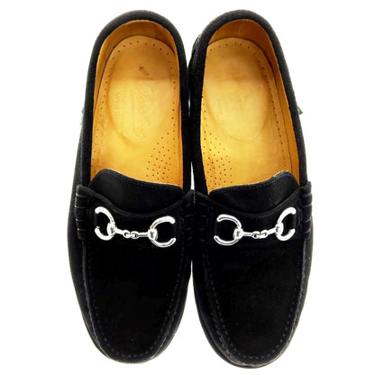 【中古】パラブーツ Paraboot スエード ビットローファー ブラック【 7 】【 状態ランクA 】【 メンズ 】