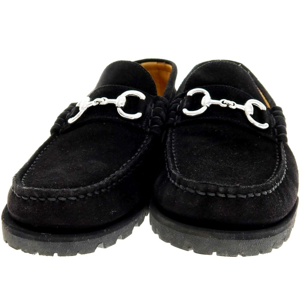 【中古】パラブーツ Paraboot スエード ビットローファー ブラック【 7 】【 状態ランクA 】【 メンズ 】