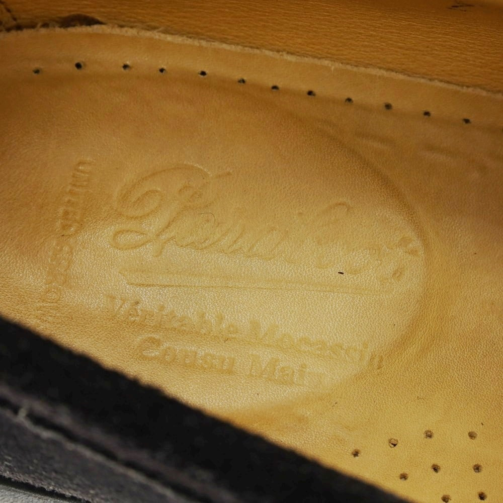 【中古】パラブーツ Paraboot スエード ビットローファー ブラック【 7 】【 状態ランクA 】【 メンズ 】