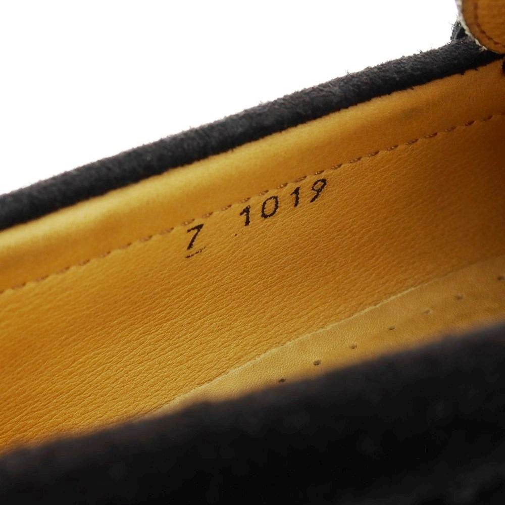 【中古】パラブーツ Paraboot スエード ビットローファー ブラック【 7 】【 状態ランクA 】【 メンズ 】