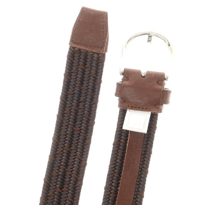 【中古】ヤコブコーエン JACOB COHEN ストレッチレザー メッシュベルト ブラウン【 95/110 】【 状態ランクA 】【 メンズ 】