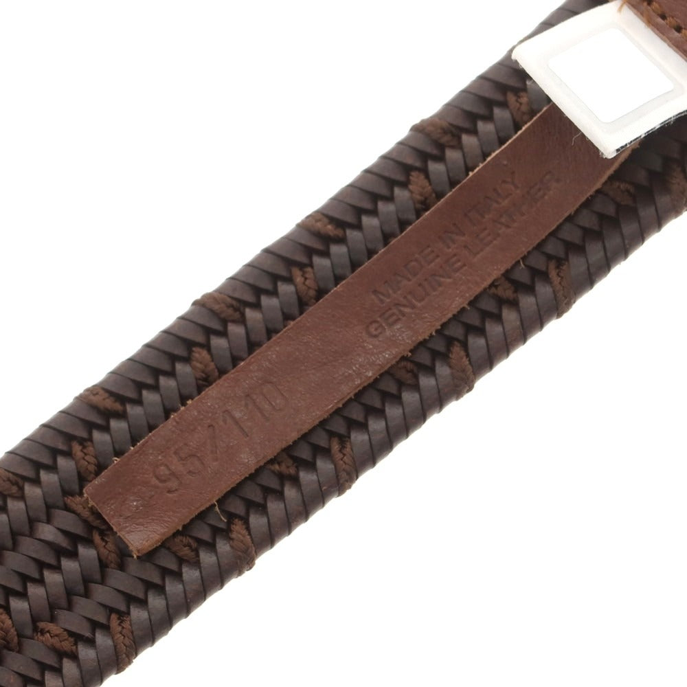 【中古】ヤコブコーエン JACOB COHEN ストレッチレザー メッシュベルト ブラウン【 95/110 】【 状態ランクA 】【 メンズ 】