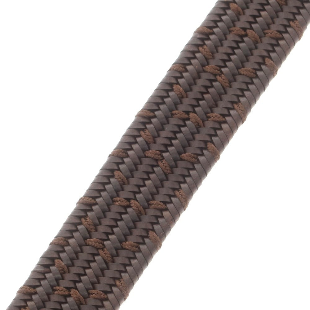 【中古】ヤコブコーエン JACOB COHEN ストレッチレザー メッシュベルト ブラウン【 95/110 】【 状態ランクA 】【 メンズ 】