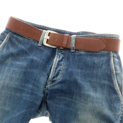 【中古】ディーゼル DIESEL カウレザー ベルト ブラウン【 85 】【 状態ランクC 】【 メンズ 】