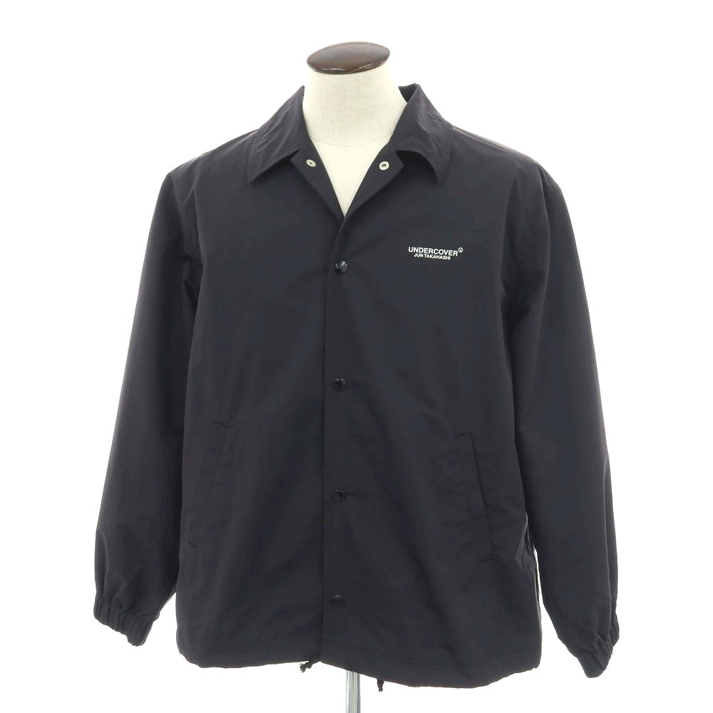 【中古】アンダーカバー UNDERCOVER ナイロン コーチジャケット ブラック系【 4 】【 状態ランクB 】【 メンズ 】