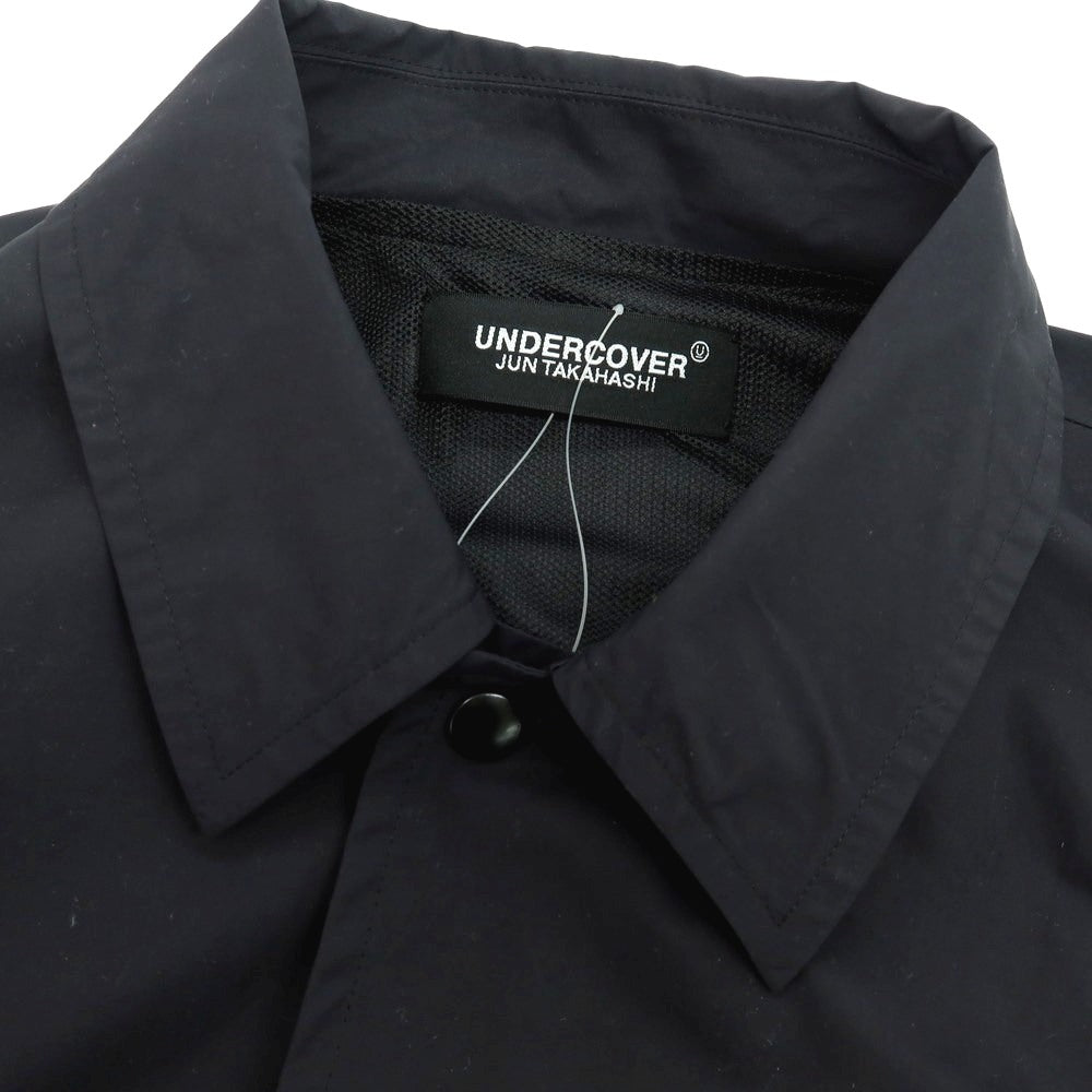 【中古】アンダーカバー UNDERCOVER ナイロン コーチジャケット ブラック系【 4 】【 状態ランクB 】【 メンズ 】