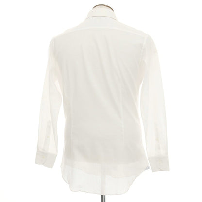 【中古】【未使用】シップス SHIPS コットン ホリゾンタルカラー ドレスシャツ ホワイト【サイズ41】【 状態ランクS 】【 メンズ 】