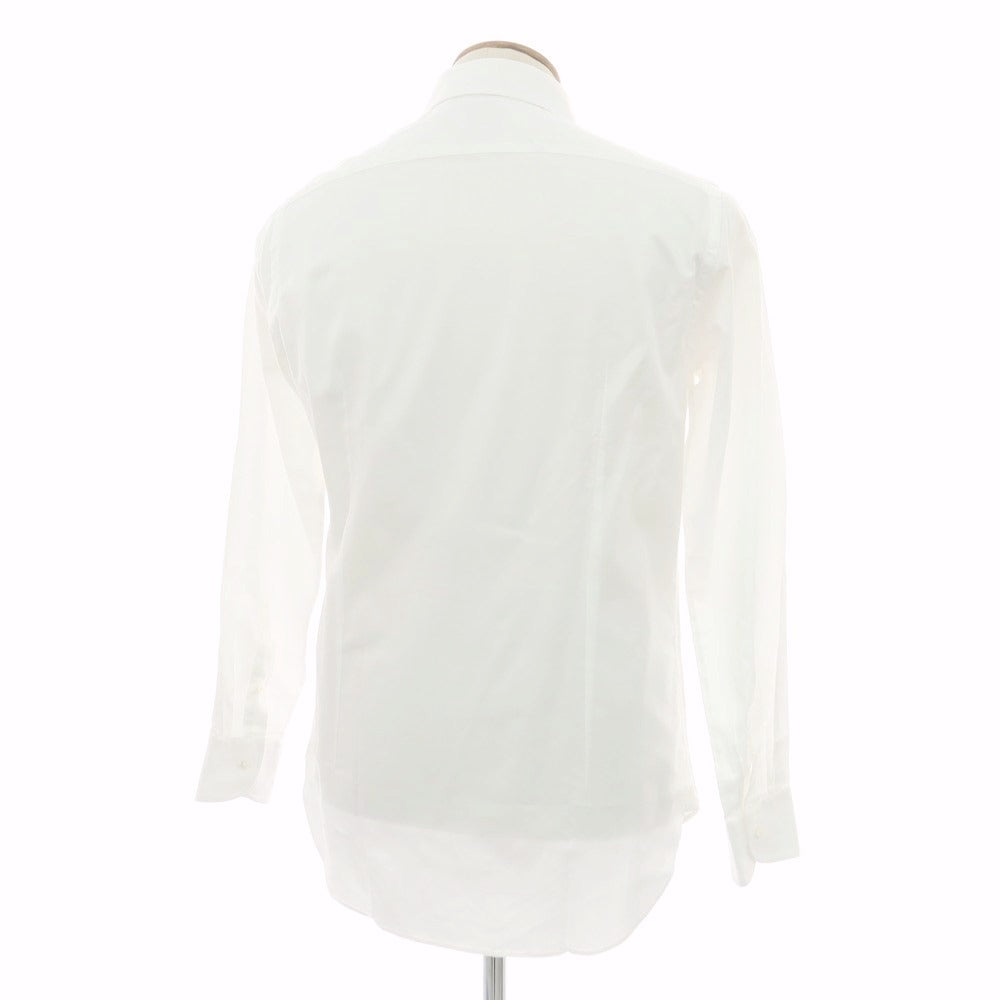 【中古】ビームスエフ BEAMS F ツイルコットン ドレスシャツ ホワイト【 39 】【 状態ランクB 】【 メンズ 】