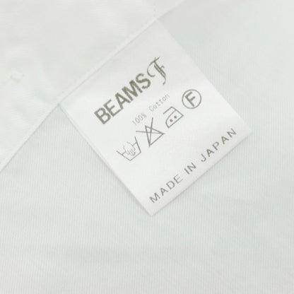 【中古】ビームスエフ BEAMS F ツイルコットン ドレスシャツ ホワイト【 39 】【 状態ランクB 】【 メンズ 】