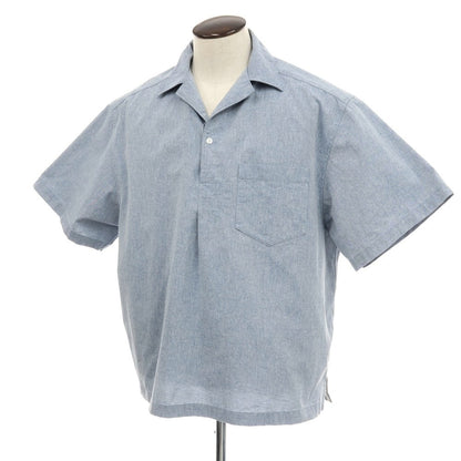 【中古】カラー kolor コットンポリエステル オープンカラー 半袖シャツ ネイビー【サイズ3】【 状態ランクB 】【 メンズ 】