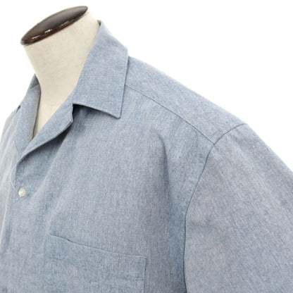 【中古】カラー kolor コットンポリエステル オープンカラー 半袖シャツ ネイビー【サイズ3】【 状態ランクB 】【 メンズ 】