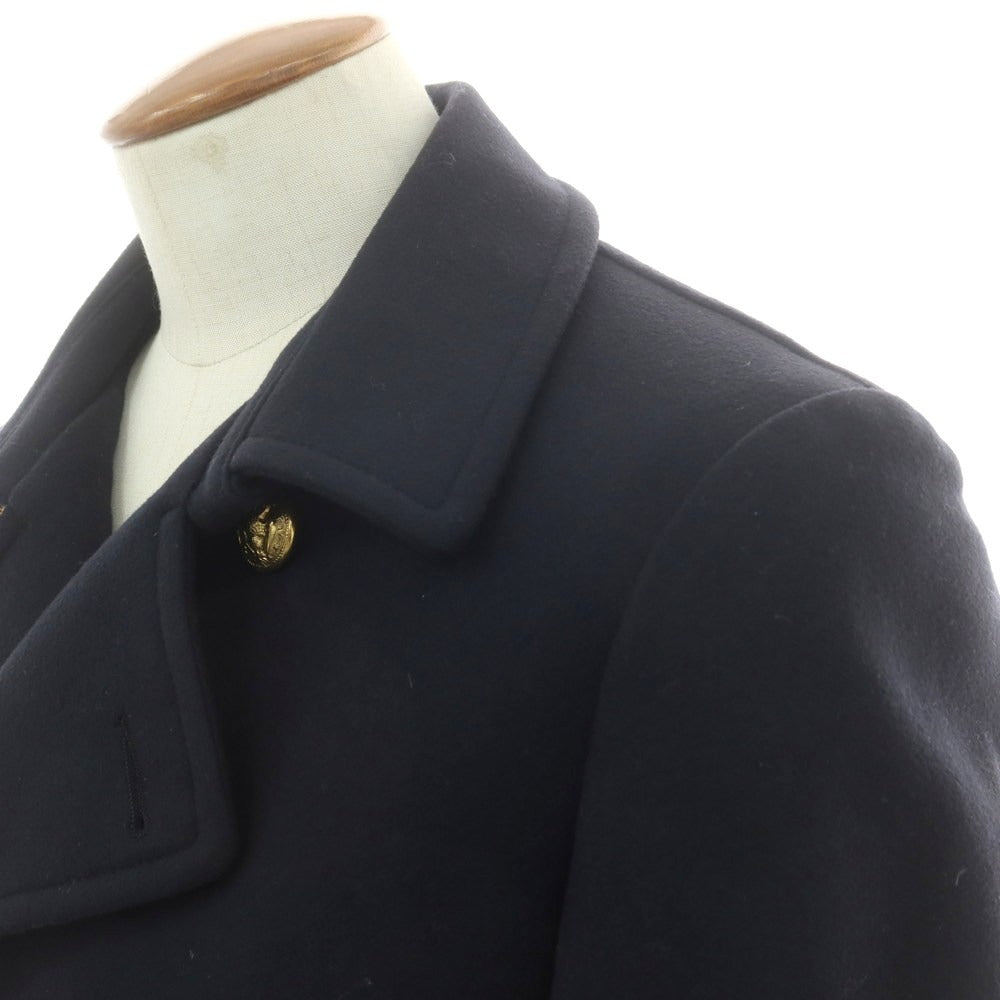 【中古】タリアトーレ TAGLIATORE ウールナイロン ダブルブレストコート ネイビー【 48 】【 状態ランクA 】【 メンズ 】