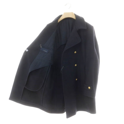 【中古】タリアトーレ TAGLIATORE ウールナイロン ダブルブレストコート ネイビー【 48 】【 状態ランクA 】【 メンズ 】