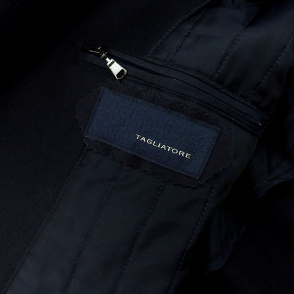 【中古】タリアトーレ TAGLIATORE ウールナイロン ダブルブレストコート ネイビー【 48 】【 状態ランクA 】【 メンズ 】