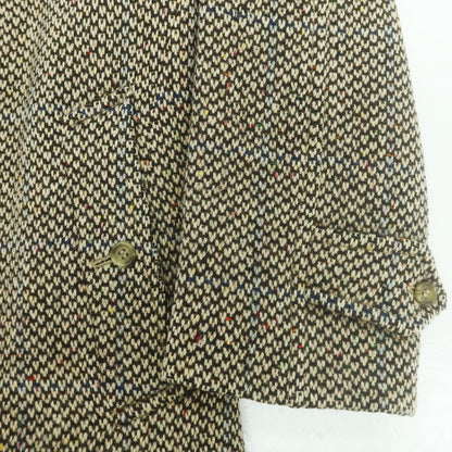 【中古】バーバリーズ Burberrys ウール ステンカラーコート ホワイトxブラック【 36 】【 状態ランクC 】【 メンズ 】