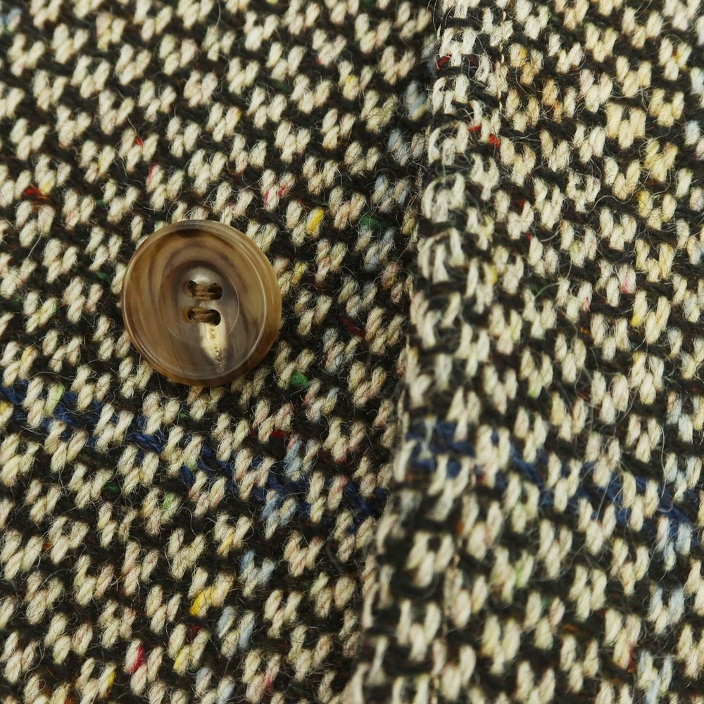 【中古】バーバリーズ Burberrys ウール ステンカラーコート ホワイトxブラック【 36 】【 状態ランクC 】【 メンズ 】