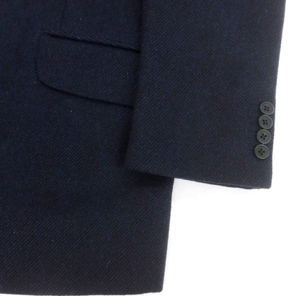 【中古】バタクハウスカット batak house cut ウール スリーピース 3つボタンスーツ ネイビー【 サイズ表記なし（Ｌ位） 】【 状態ランクD 】【 メンズ 】