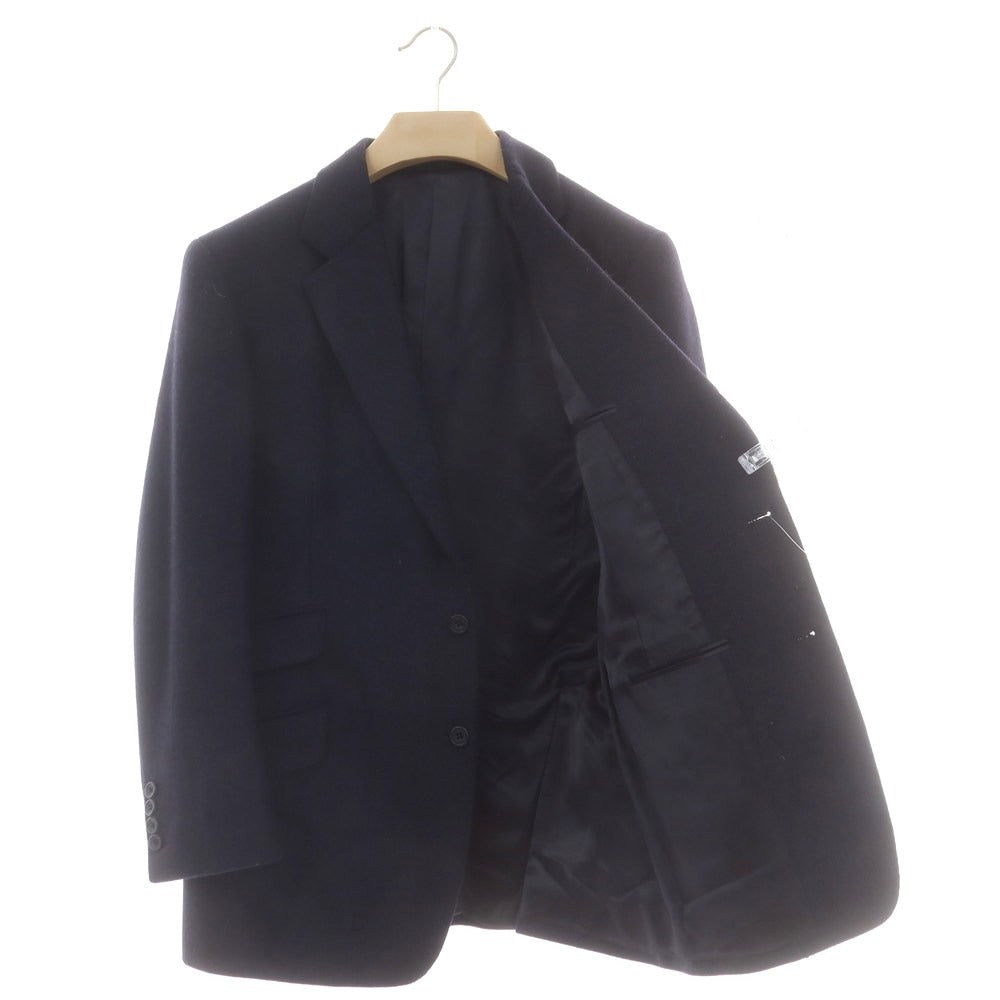 【中古】バタクハウスカット batak house cut ウール スリーピース 3つボタンスーツ ネイビー【 サイズ表記なし（Ｌ位） 】【 状態ランクD 】【 メンズ 】