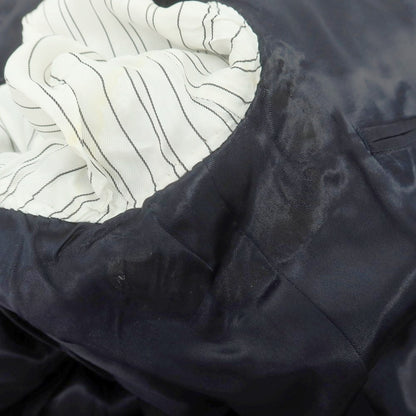 【中古】バタクハウスカット batak house cut ウール スリーピース 3つボタンスーツ ネイビー【 サイズ表記なし（Ｌ位） 】【 状態ランクD 】【 メンズ 】