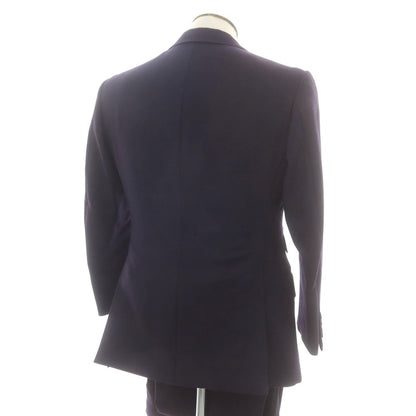 【中古】バタクハウスカット batak house cut ウール スリーピース 3つボタンスーツ ネイビー【 サイズ表記なし（Ｌ位） 】【 状態ランクB 】【 メンズ 】