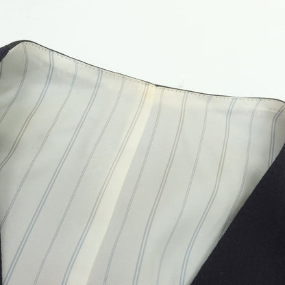 【中古】バタクハウスカット batak house cut ウール スリーピース 3つボタンスーツ ネイビー【 サイズ表記なし（Ｌ位） 】【 状態ランクB 】【 メンズ 】