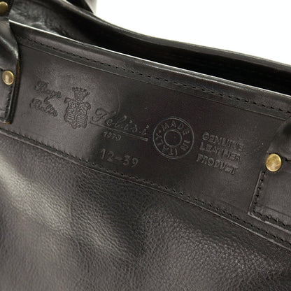 【中古】フェリージ Felisi 12-39 レザー ブリーフケース ブラック【 状態ランクC 】【 メンズ 】