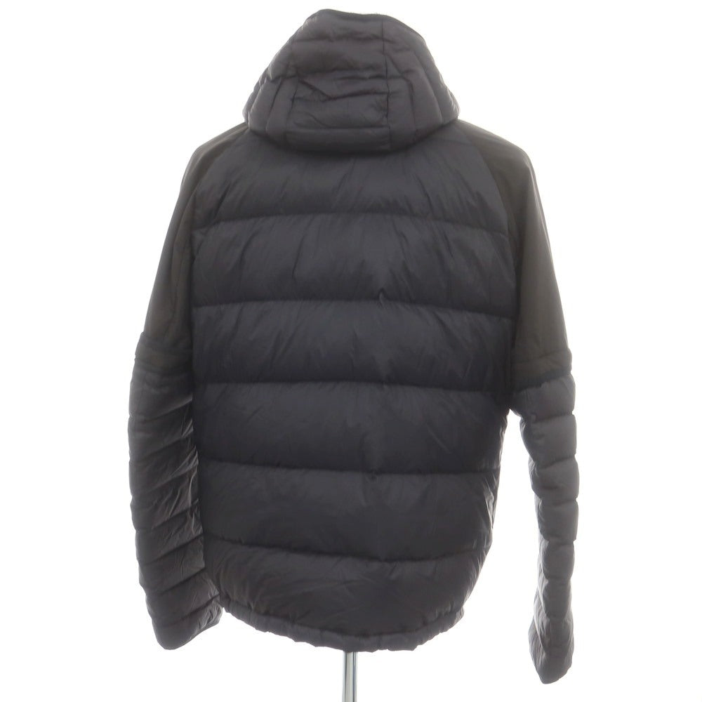 【中古】ヒューゴボス HUGO BOSS 2IN1 ナイロン フーデッド ダウンジャケット ブラック【 XXXL 】【 状態ランクB 】【 メンズ 】