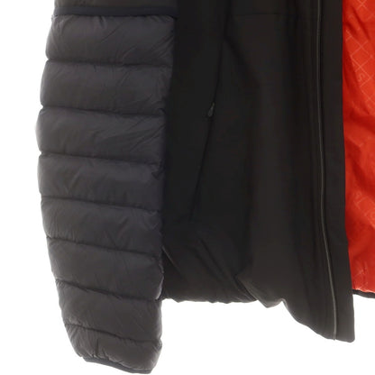 【中古】ヒューゴボス HUGO BOSS 2IN1 ナイロン フーデッド ダウンジャケット ブラック【 XXXL 】【 状態ランクB 】【 メンズ 】