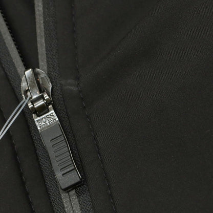 【中古】ヒューゴボス HUGO BOSS 2IN1 ナイロン フーデッド ダウンジャケット ブラック【 XXXL 】【 状態ランクB 】【 メンズ 】