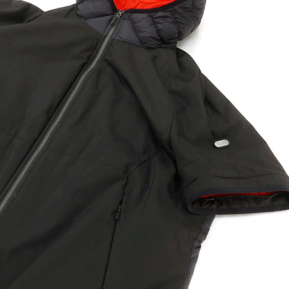 【中古】ヒューゴボス HUGO BOSS 2IN1 ナイロン フーデッド ダウンジャケット ブラック【 XXXL 】【 状態ランクB 】【 メンズ 】