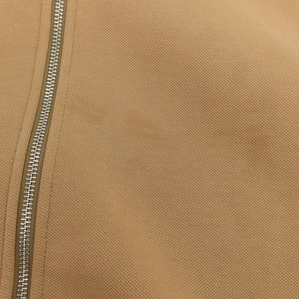 【中古】ヒューゴボス HUGO BOSS コットンポリエステル ジップアップ パーカー ベージュxブラック【 XXL 】【 状態ランクC 】【 メンズ 】