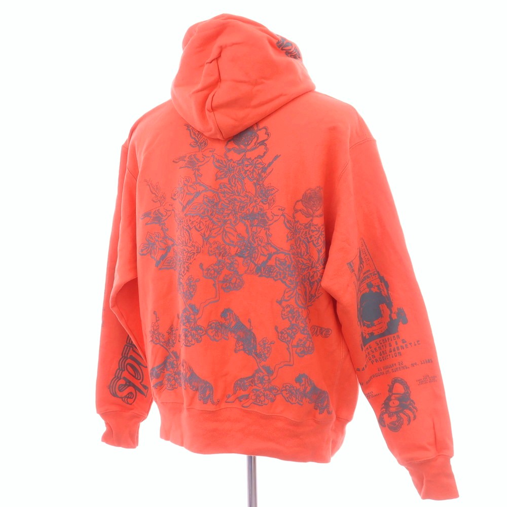 【中古】チャンピオン Champion コットンポリエステル プルオーバー パーカー オレンジ【 XL 】【 状態ランクC 】【 メンズ 】