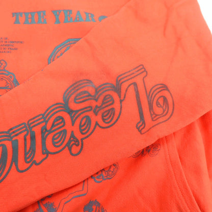 【中古】チャンピオン Champion コットンポリエステル プルオーバー パーカー オレンジ【 XL 】【 状態ランクC 】【 メンズ 】