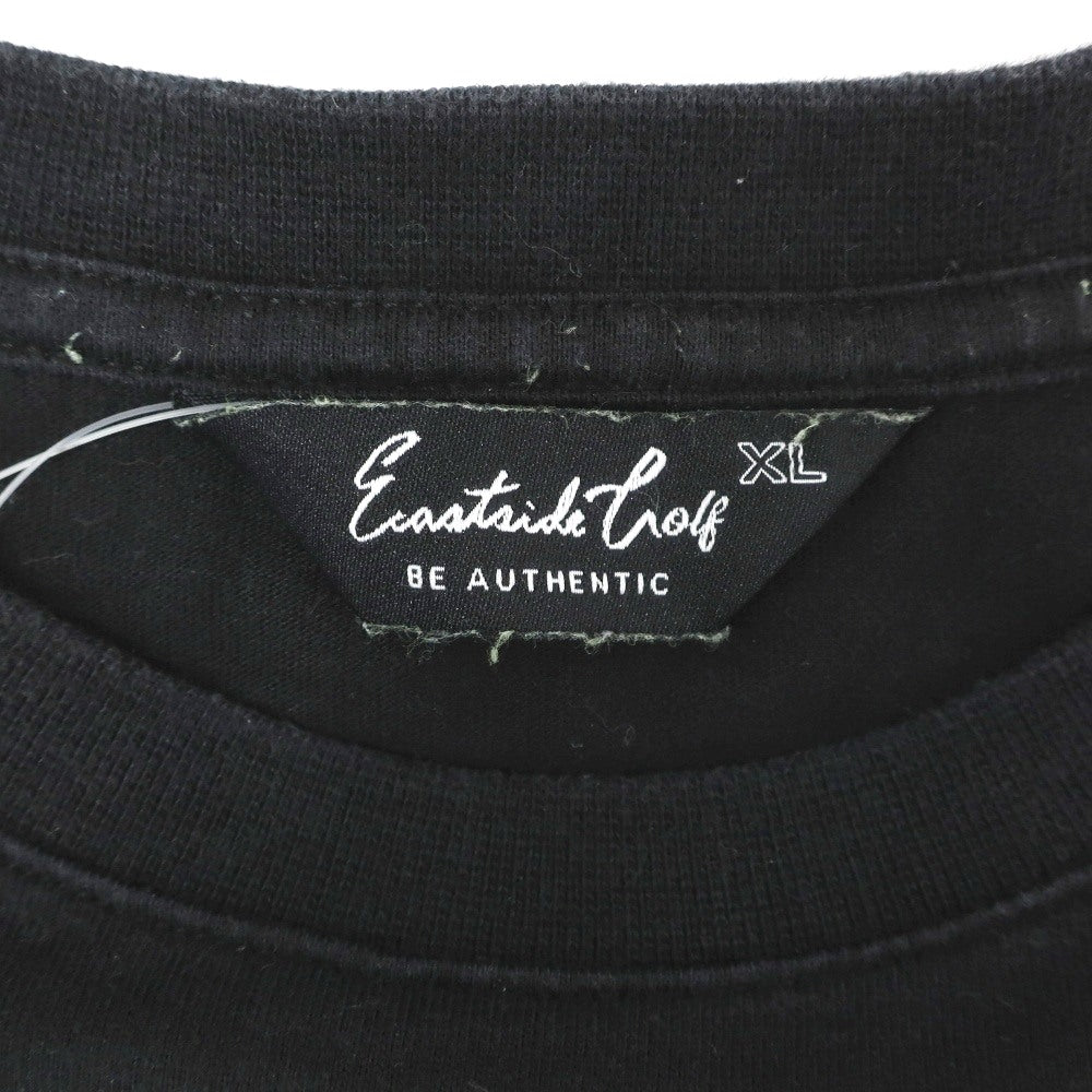 【中古】イーストサイドゴルフ Eastside Golf コットン クルーネック 半袖Ｔシャツ ブラック【サイズXL】【 状態ランクC 】【 メンズ 】