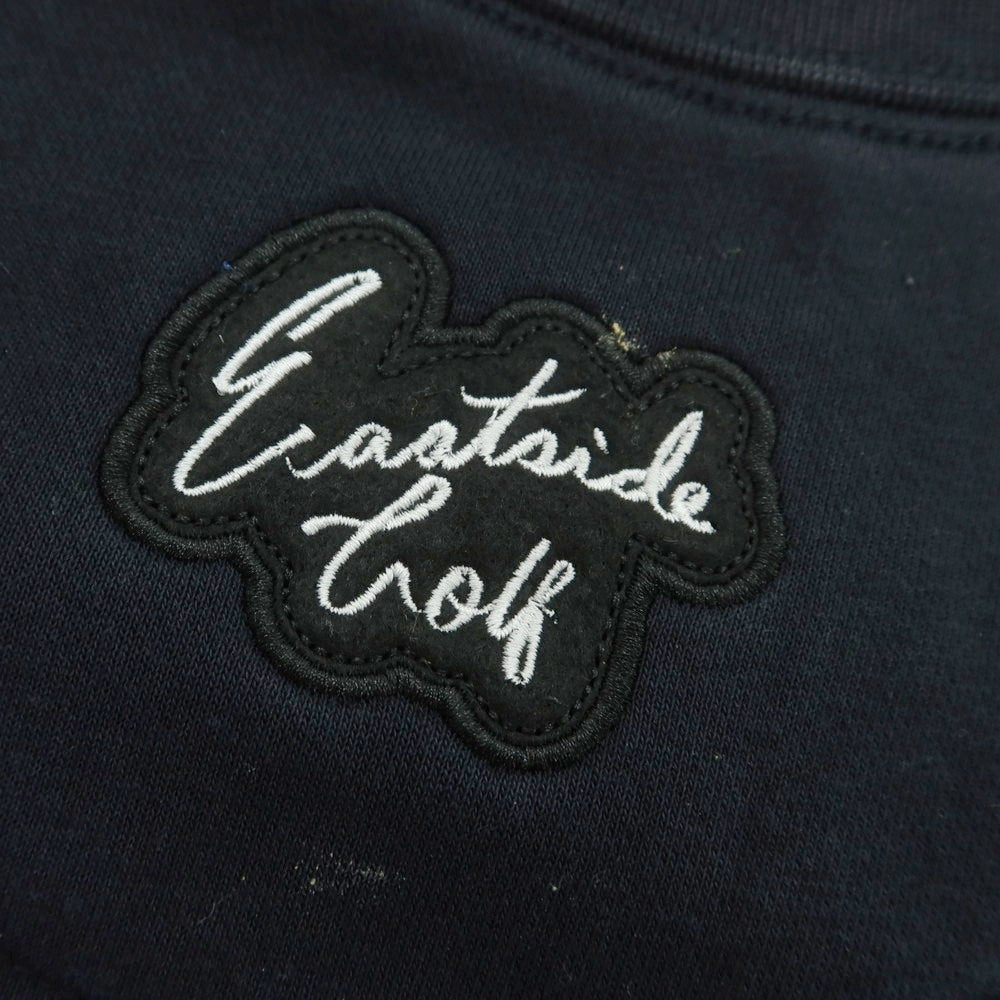 【中古】イーストサイドゴルフ Eastside Golf コットンポリエステル クルーネック スウェット ブラック【 XL 】【 状態ランクC 】【 メンズ 】