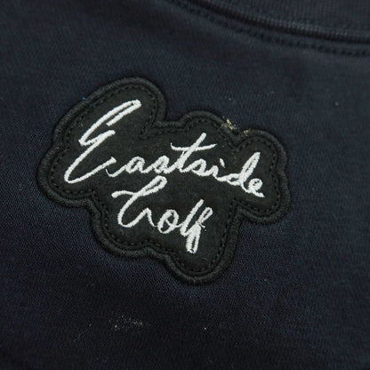 【中古】イーストサイドゴルフ Eastside Golf コットンポリエステル クルーネック スウェット ブラック【 XL 】【 状態ランクC 】【 メンズ 】
