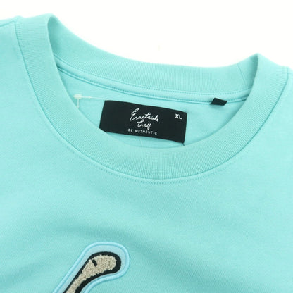【中古】イーストサイドゴルフ Eastside Golf コットンポリエステル クルーネック スウェット ティファニーブルー【 XL 】【 状態ランクB 】【 メンズ 】
