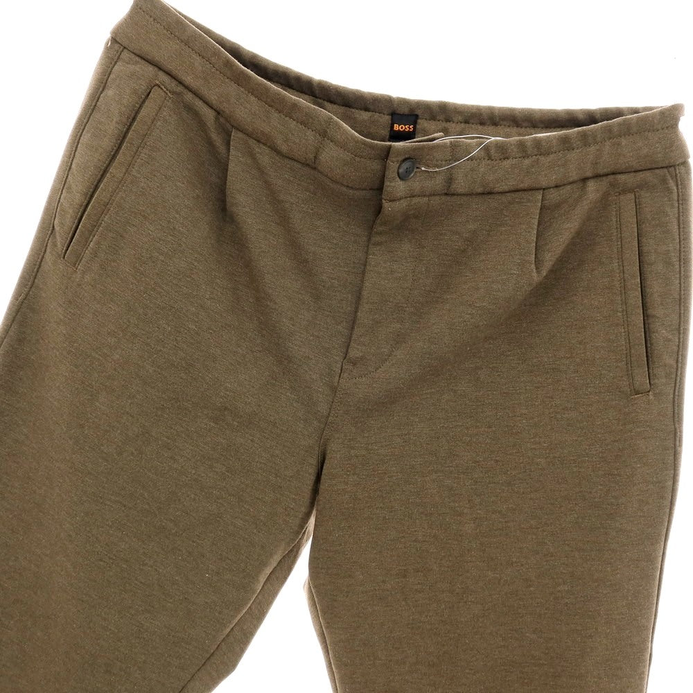 【中古】ボス BOSS ポリエステルレーヨンポリウレタン ジャージー イージーパンツ カーキブラウン【サイズ54】【 状態ランクB 】【 メンズ 】