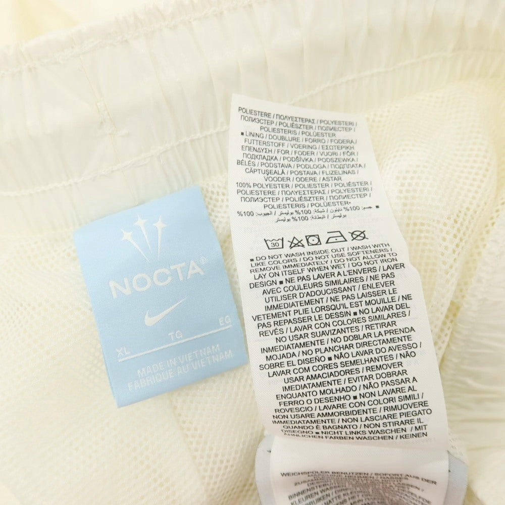 【中古】ナイキ NIKE NOCTA ナイロン イージーパンツ ホワイト【サイズXL】【 状態ランクB 】【 メンズ 】