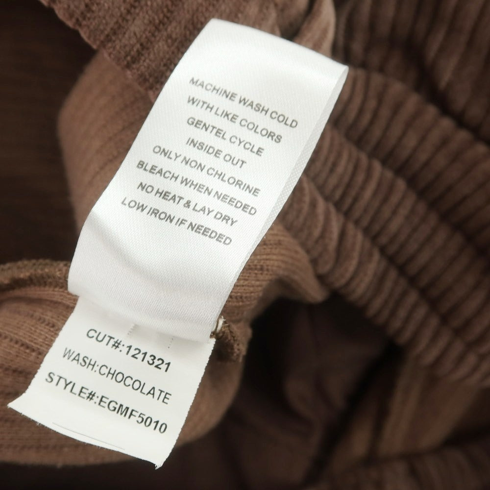 【中古】イーストサイドゴルフ Eastside Golf ストレッチポリエステル 太畝 イージーパンツ ブラウン【 L 】【 状態ランクC 】【 メンズ 】