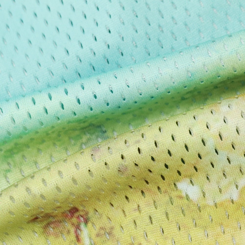 【中古】イーストサイドゴルフ Eastside Golf ポリエステル メッシュ ショートパンツ ティファニーブルーxイエロー【サイズXL】【 状態ランクB 】【 メンズ 】