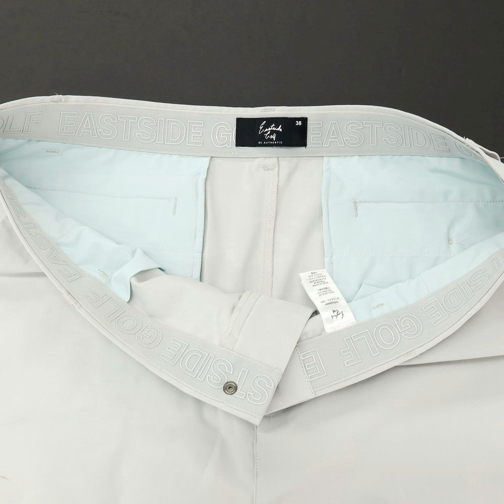 【中古】イーストサイドゴルフ Eastside Golf ポリエステル ジャージー ショートパンツ ライトグレー【 38 】【 状態ランクC 】【 メンズ 】[APD]