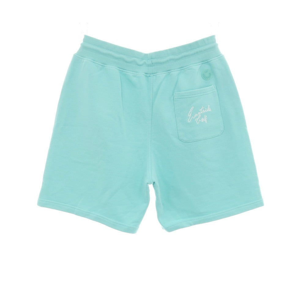 【中古】イーストサイドゴルフ Eastside Golf コットンポリエステル スウェット ショートパンツ ティファニーブルー【 XL 】【 状態ランクC 】【 メンズ 】 []