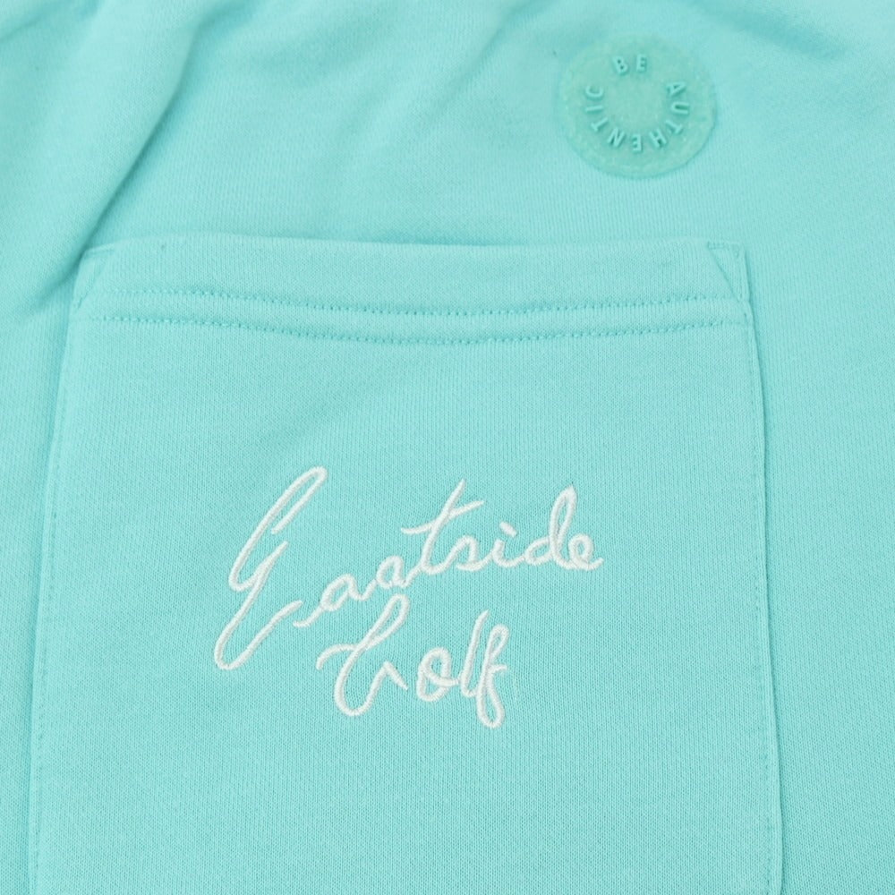 【中古】イーストサイドゴルフ Eastside Golf コットンポリエステル スウェット ショートパンツ ティファニーブルー【 XL 】【 状態ランクC 】【 メンズ 】 []