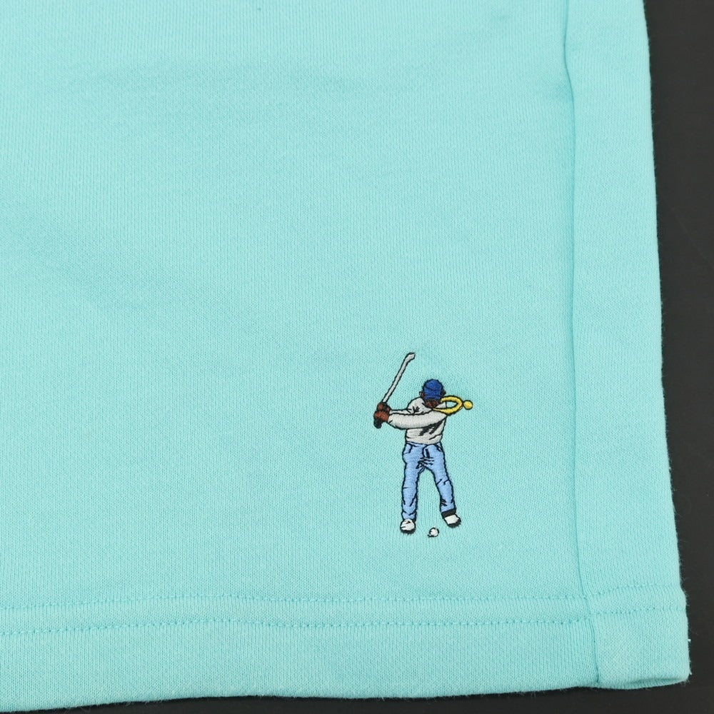 【中古】イーストサイドゴルフ Eastside Golf コットンポリエステル スウェット ショートパンツ ティファニーブルー【 XL 】【 状態ランクC 】【 メンズ 】 []