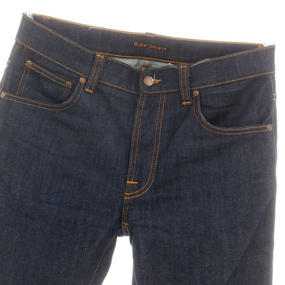 【中古】ヌーディージーンズ Nudie Jeans Lean Dean Dry 16 Dlps ストレッチコットン ジーンズ デニムパンツ ネイビー【 33 】【 状態ランクB 】【 メンズ 】