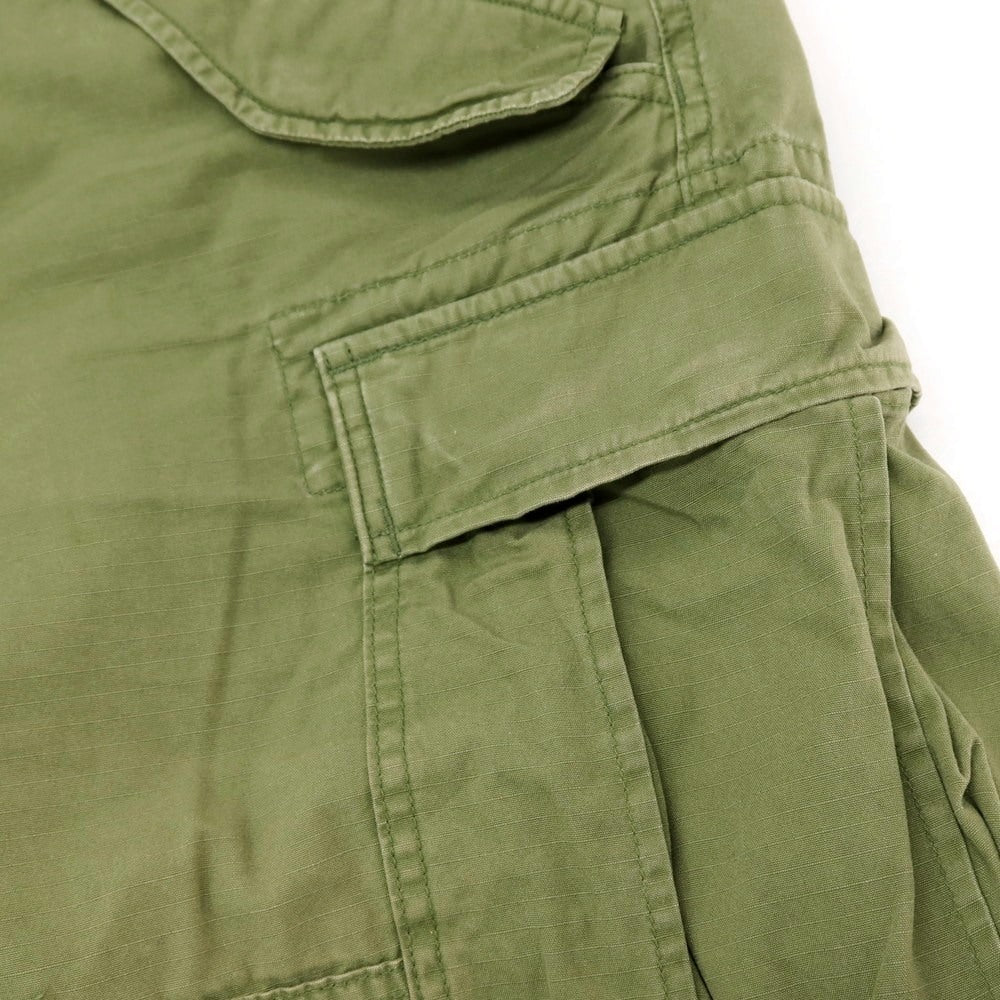 【中古】ポロ ラルフローレン Polo Ralph Lauren リップストップ コットン カーゴ ショートパンツ オリーブ【 32 】【 状態ランクC 】【 メンズ 】 []